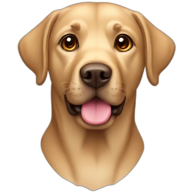 Labrador brown emoji