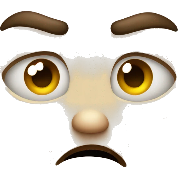 Angry and crying face emoji
