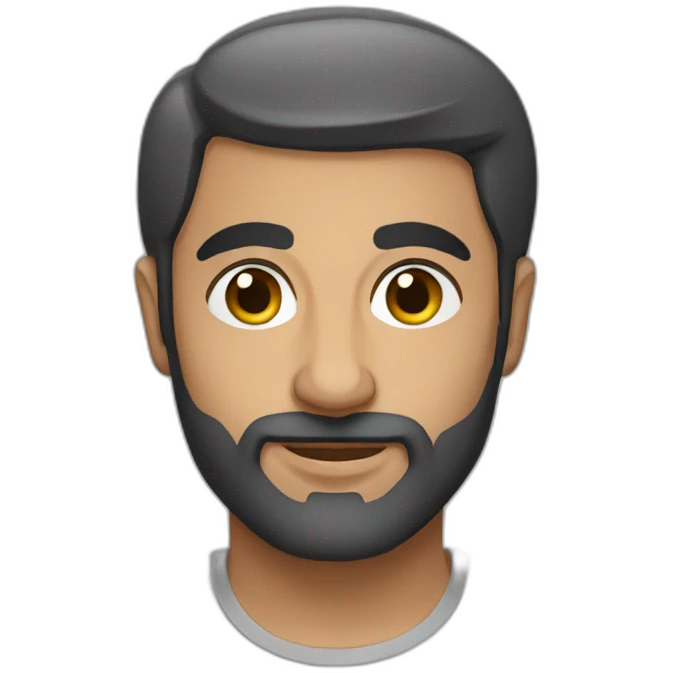 Iranian man ali emoji