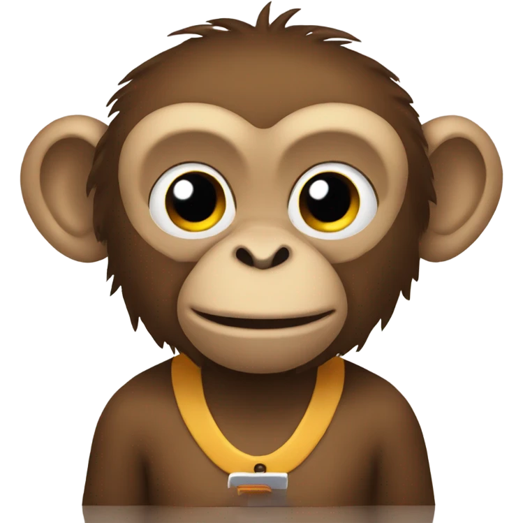 Monkey typing  emoji
