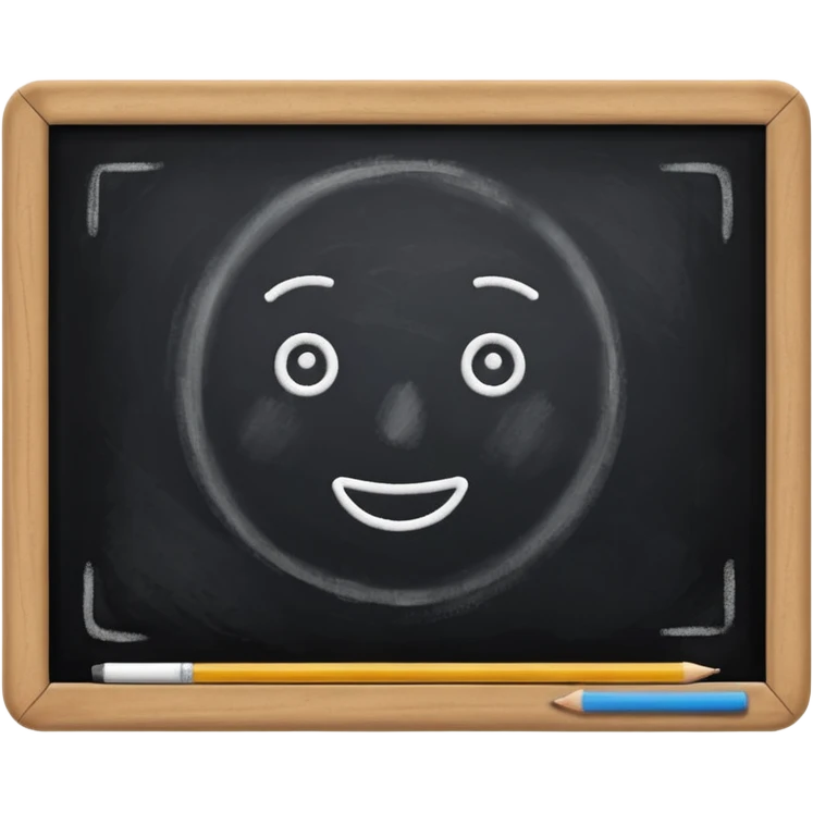 School Chalkboard emoji