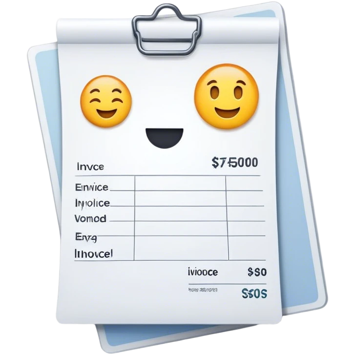 invoice emoji