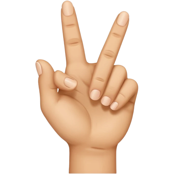 Middle finger emoji