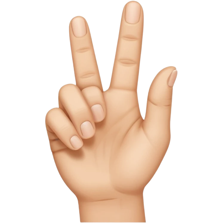 hand with index finger raised emoji