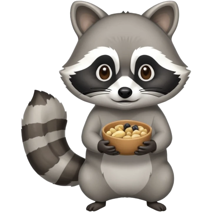 Raccoon hungry  emoji