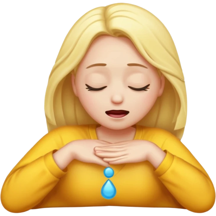 Create an emoji dramatically fainting emoji