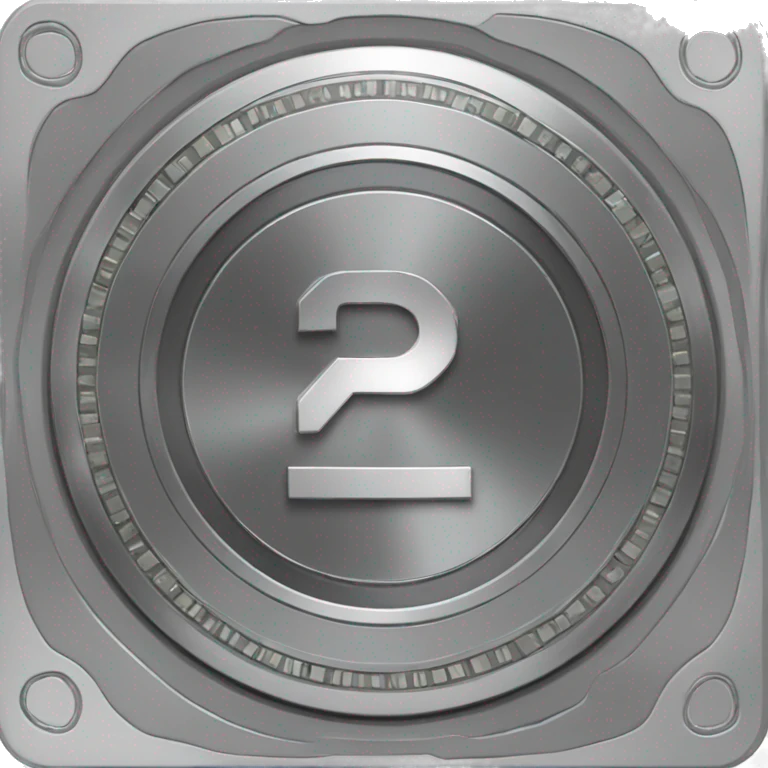 a coin with a graphics card emoji
