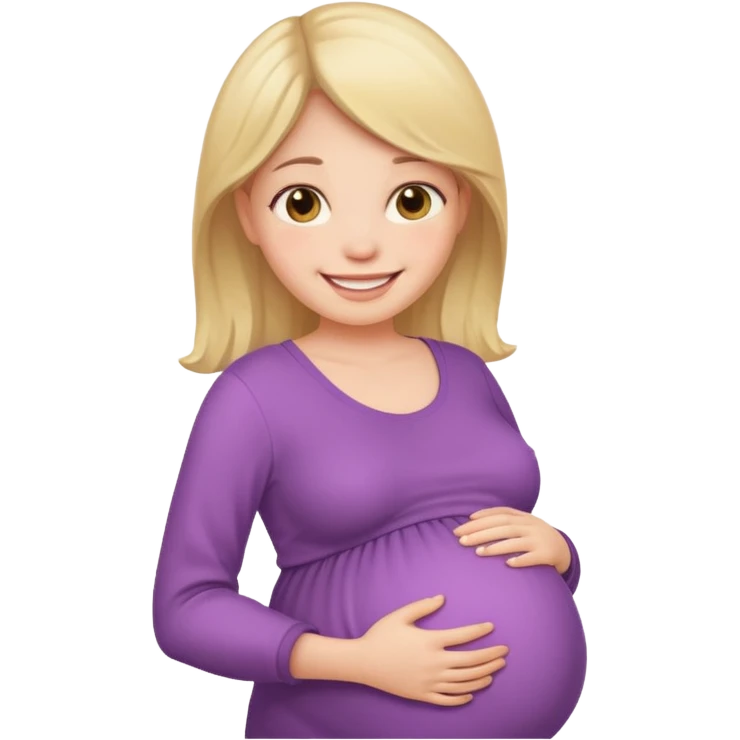 Pregnant girl emoji