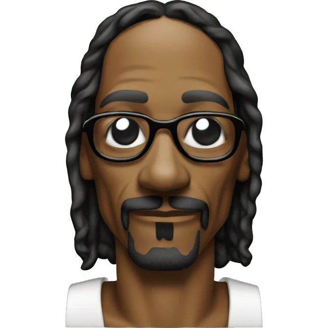 Snoop dogg with a joint emoji