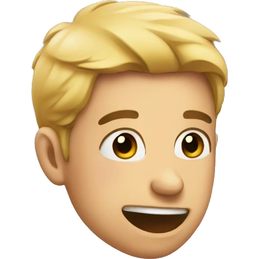 blushing emoji