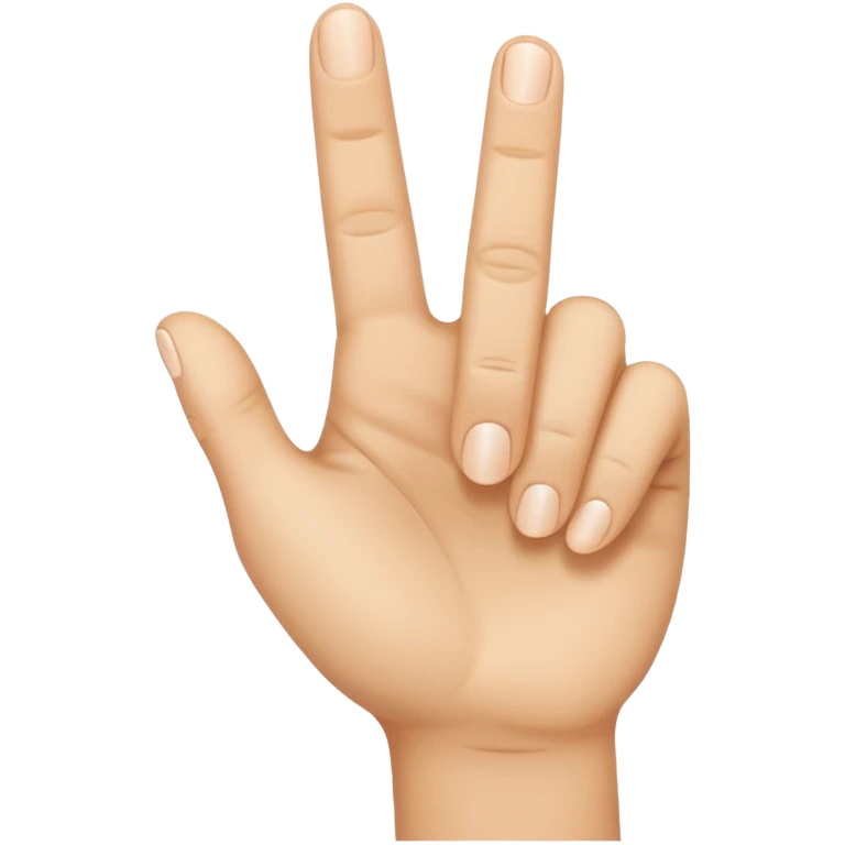 Only one finger down emoji