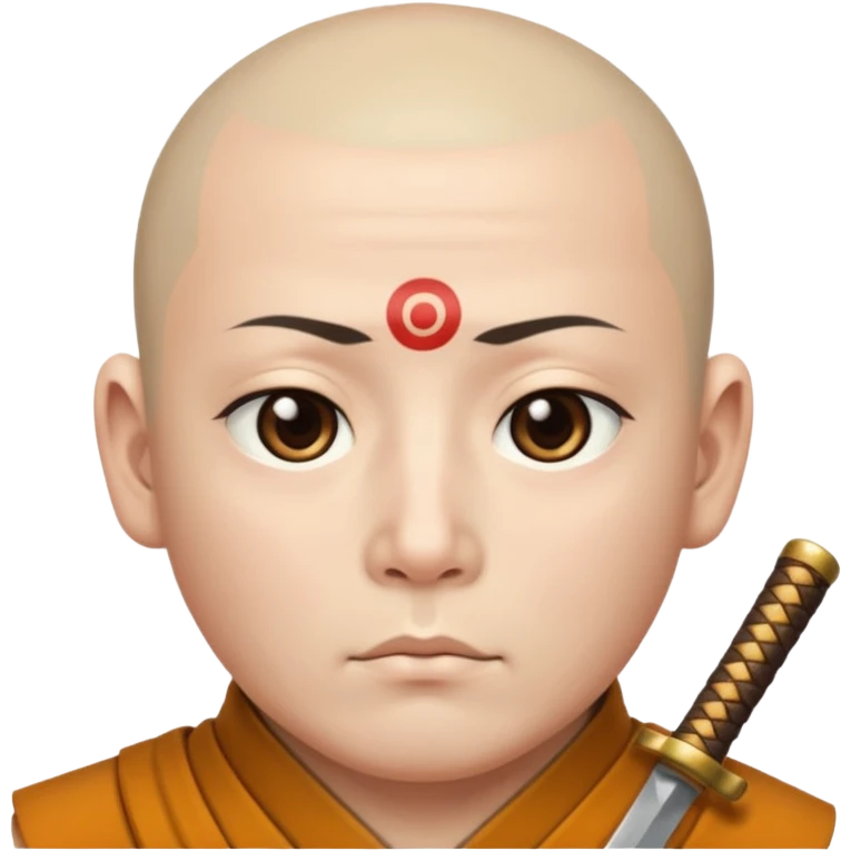 japanese monk warrior face emoji