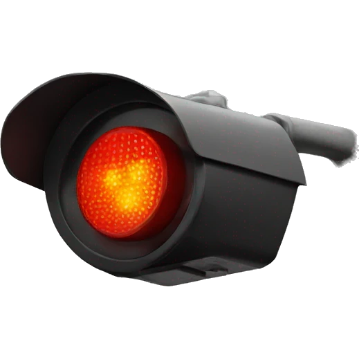 red stoplight emoji