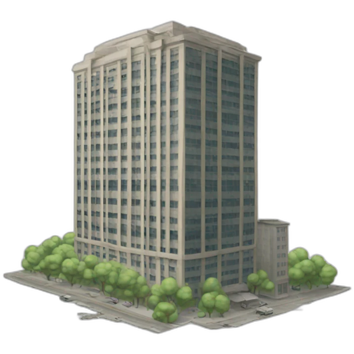Bombed skyscraper emoji
