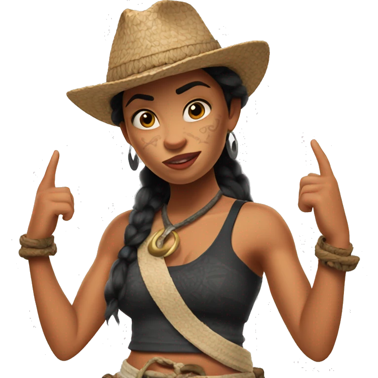 Gangster Moana  emoji