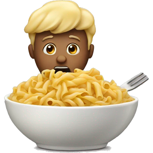 Someone eating pasta  emoji