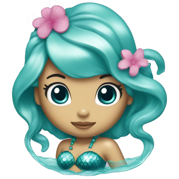 Mermaid hello kitty  emoji