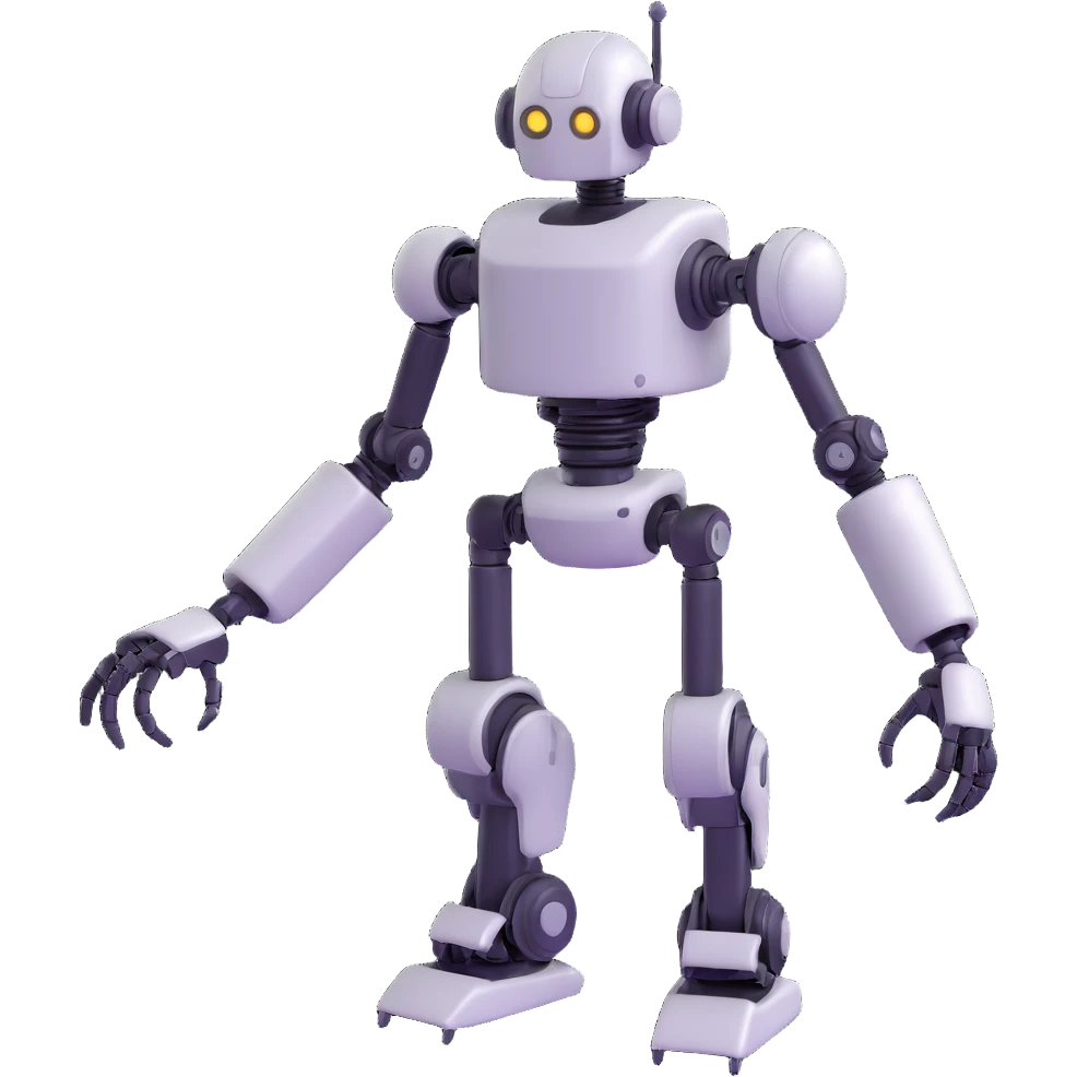 robot with mechanical arms emoji