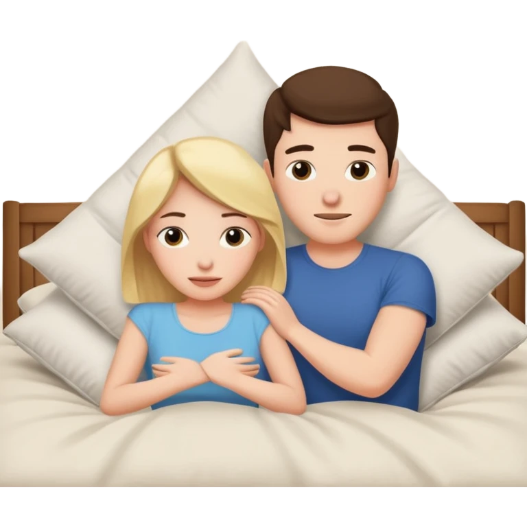 Me and my girlfriend making a pillow fort emoji