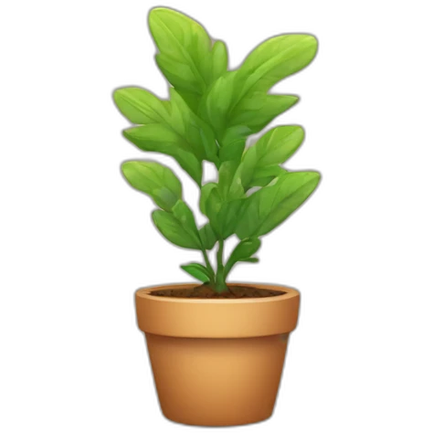 little potted plant emoji