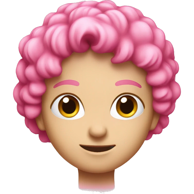 Pink pan emoji