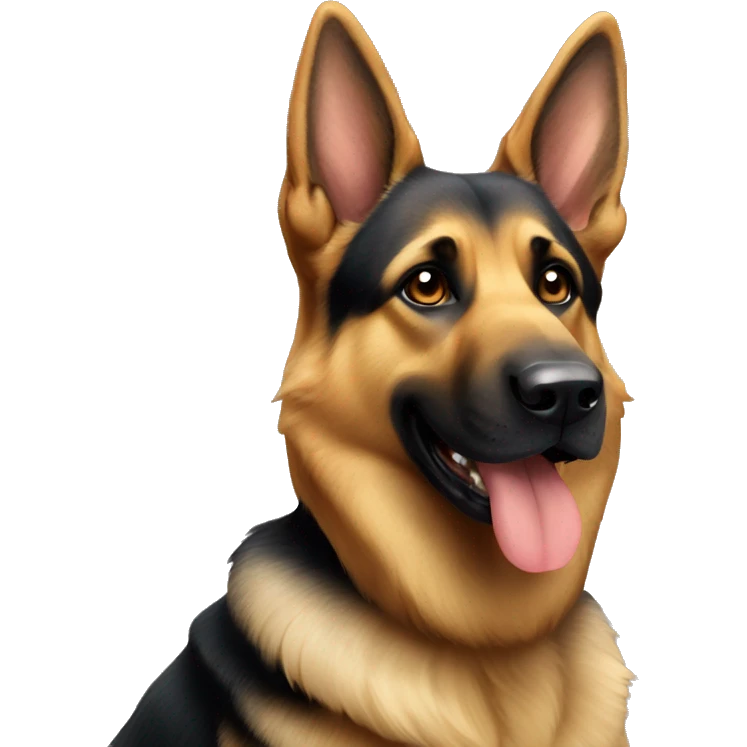 german shepherd dog emoji