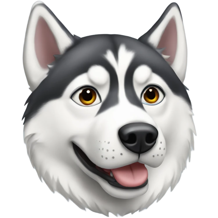 Siberian husky emoji