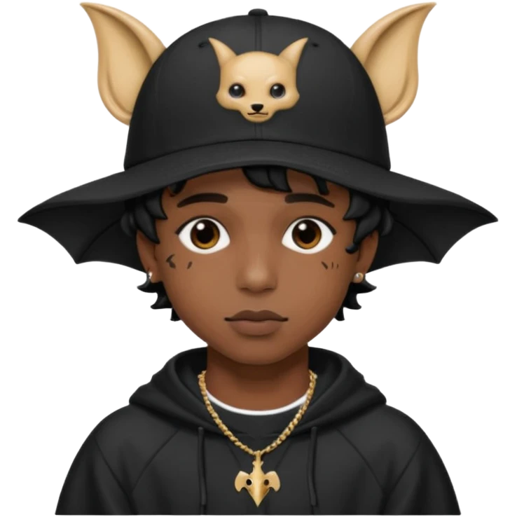 Bonnet de chauve-souris de playboi cartier  emoji