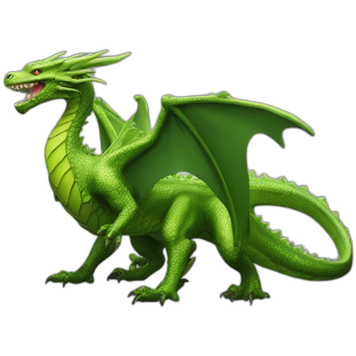 a matrix dragon emoji