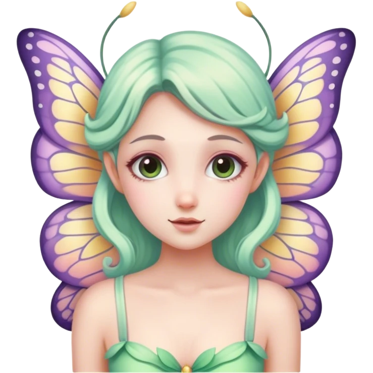 fairy Pastel butterfly  emoji