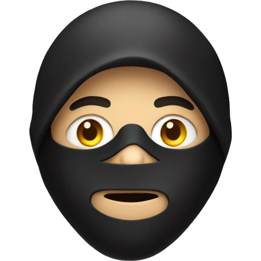 A thief emoji