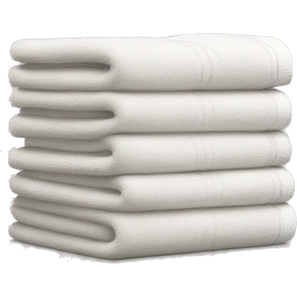 Stack of neutral towels emoji