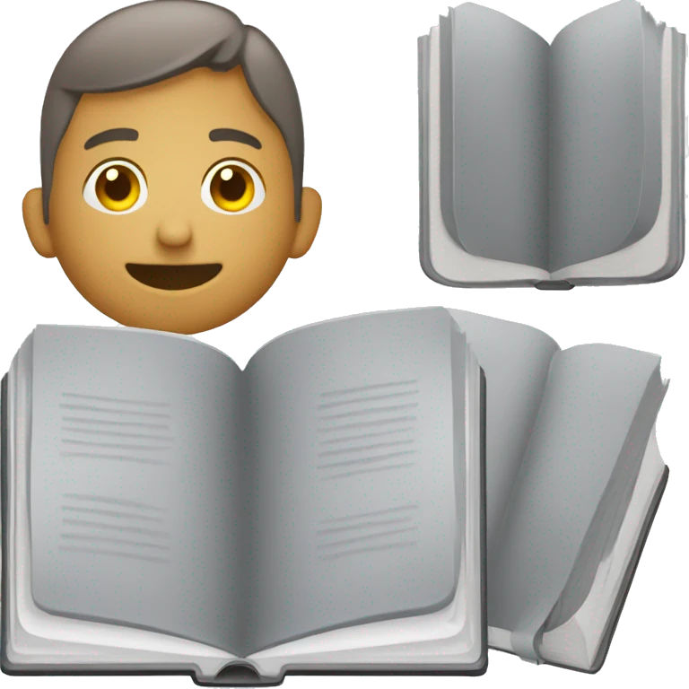 Biblia de color gris emoji