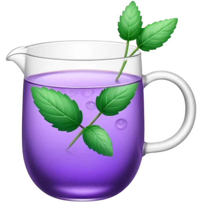 Lavender Mint tea emoji