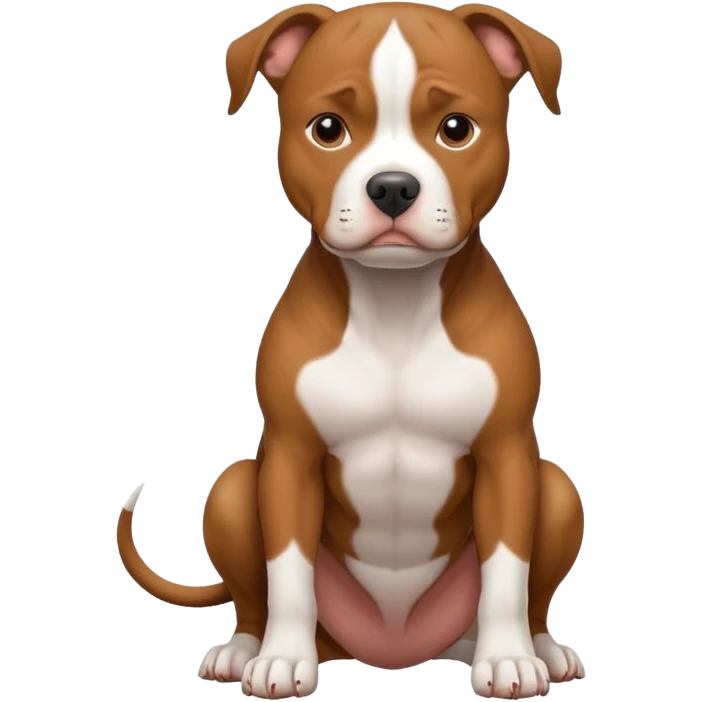 Billie pitbull dog  emoji