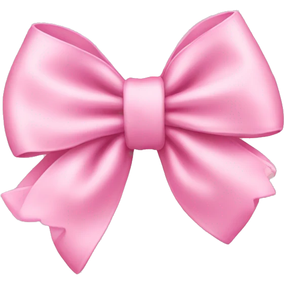 Baby pink bow  emoji