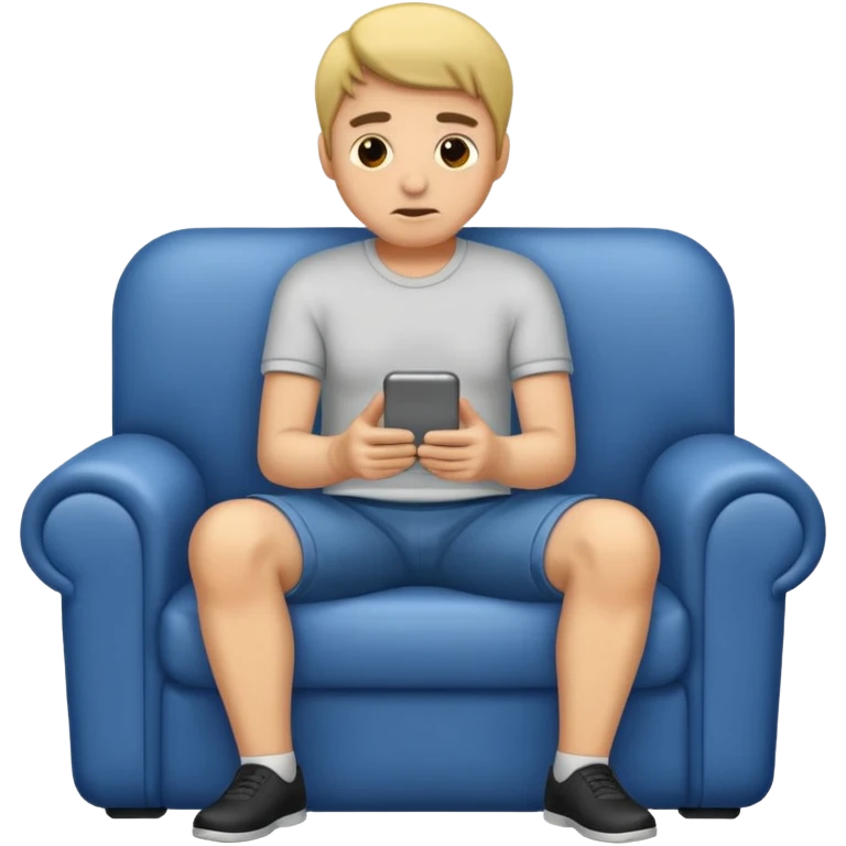 A man insisting to you to sit in his lap emoji