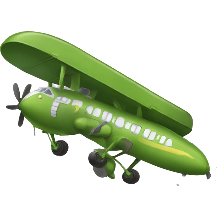 Pickle plane emoji
