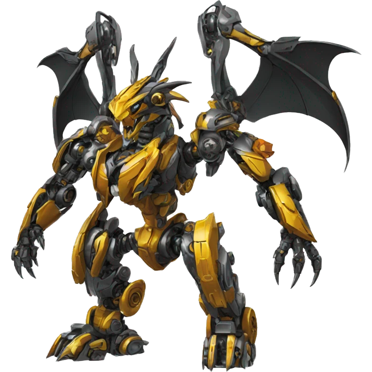 Mechanical Pokémon-dragon-Bionicle-Mecha full body emoji