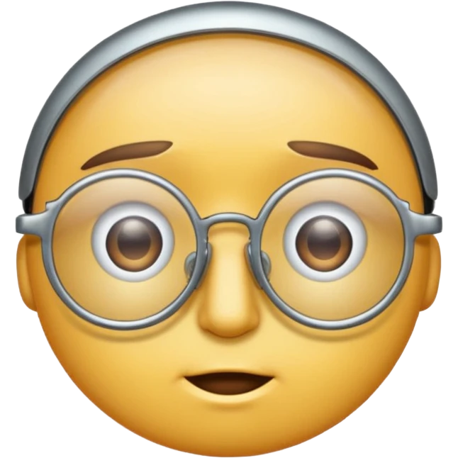 glasses for one eye emoji