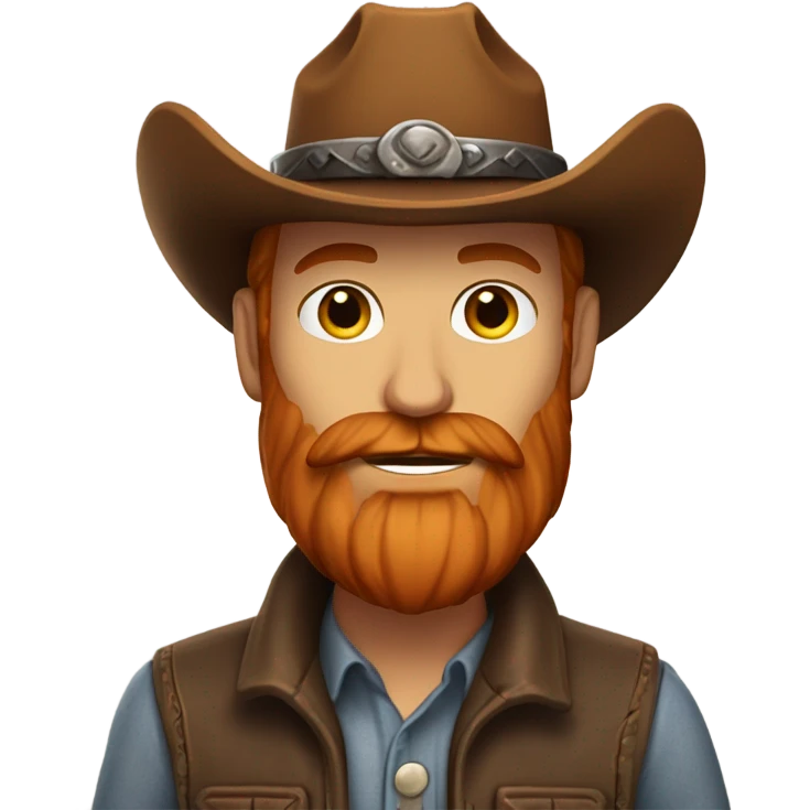 cowboy with red beard emoji