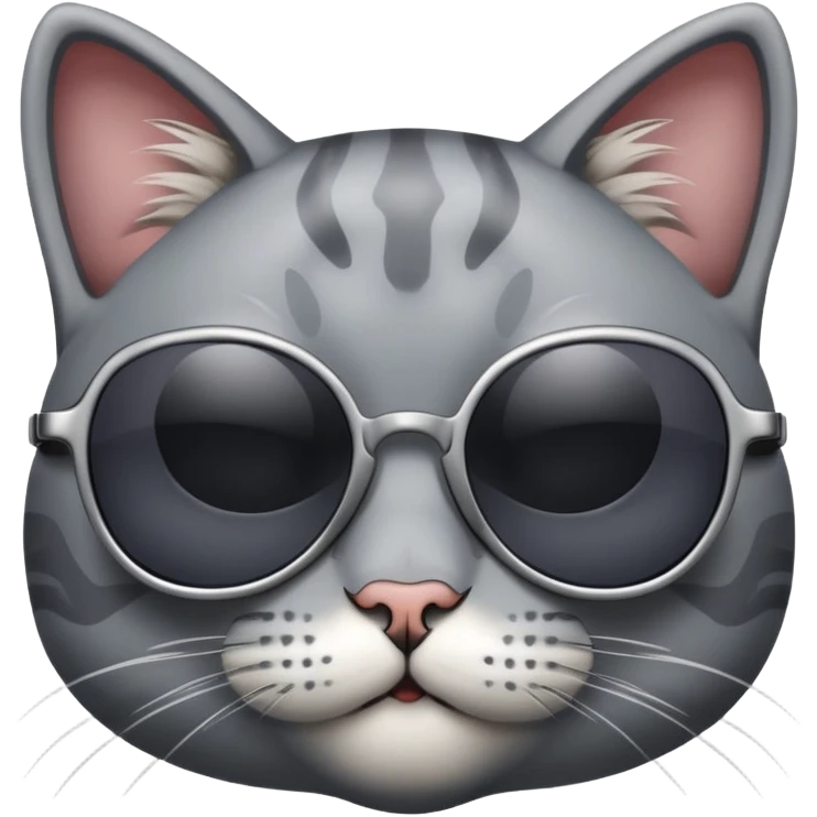 Cat wearing sunglasses emoji