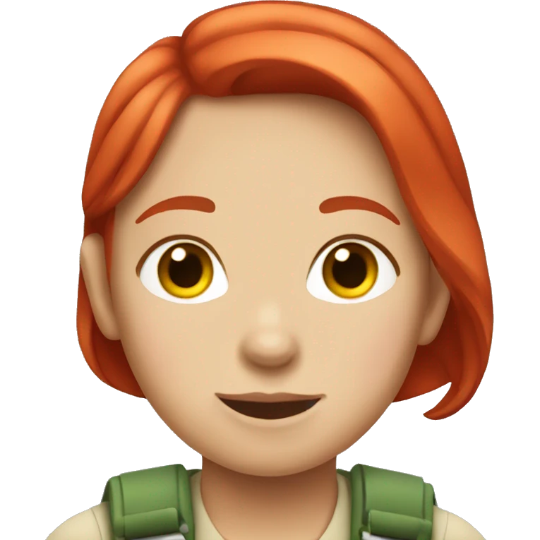 girl with red hair who is a zookeeper  emoji