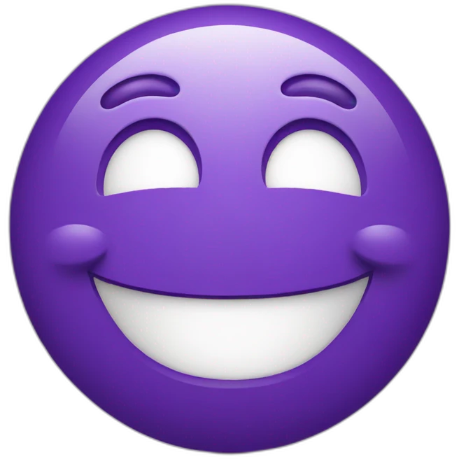 purple smiley face emoji