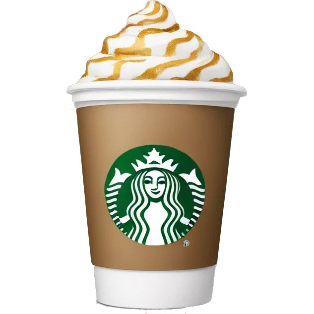 Starbucks coffee cup emoji