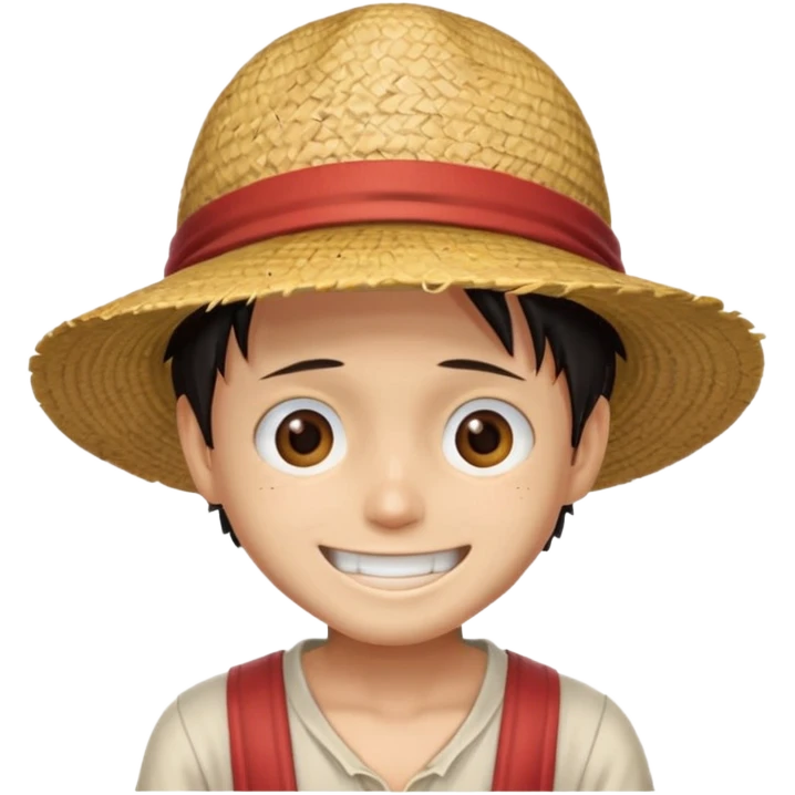 Luffy strawhat emoji