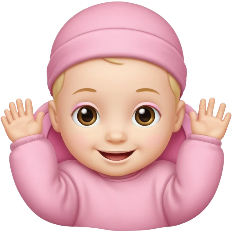 Bible, pink baby emoji