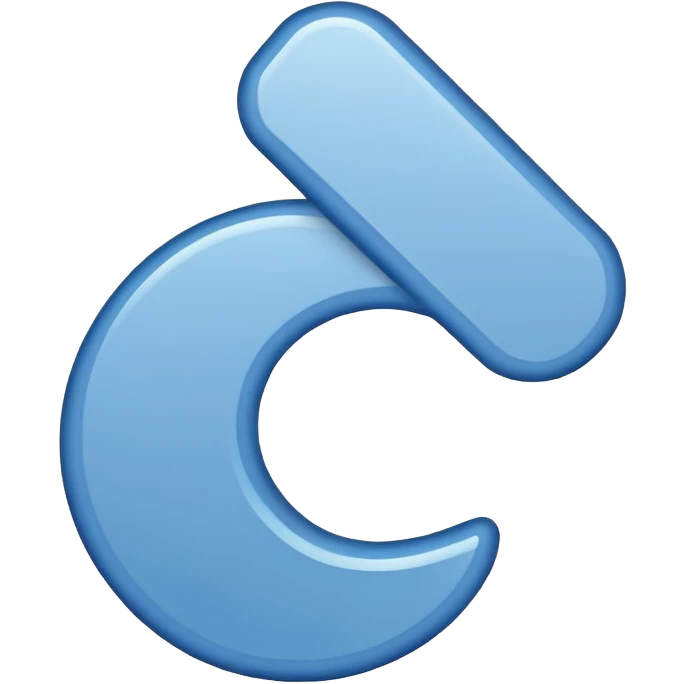 blue tick simple clean emoji