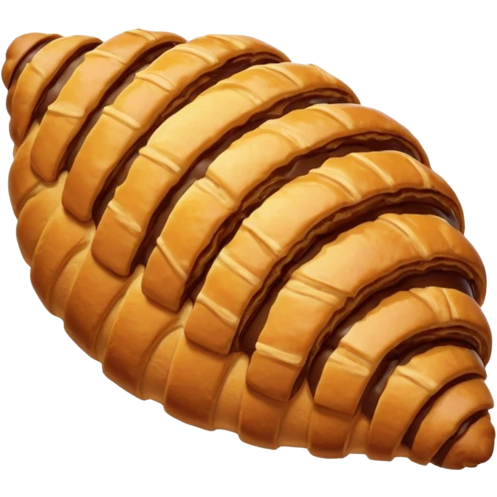 chocolate croissant  emoji