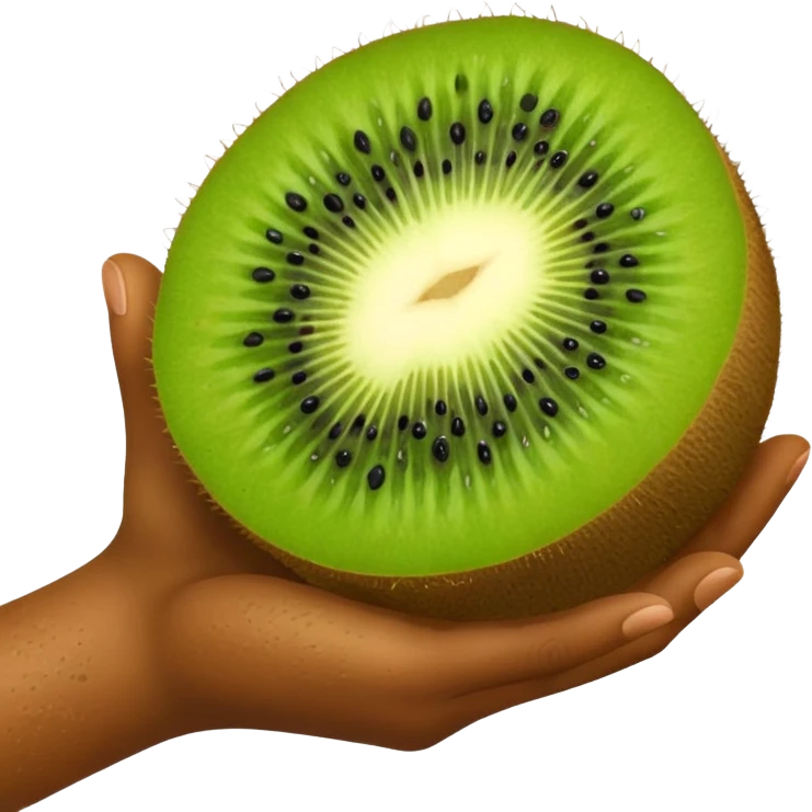 Kiwi hand promise emoji